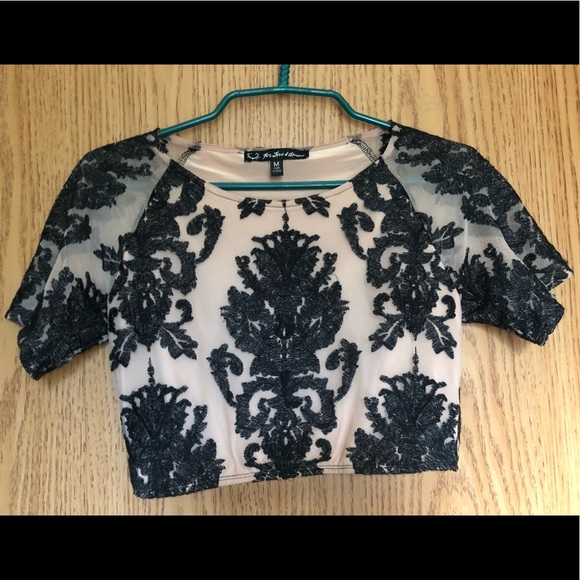For Love and Lemons Lace Ethereal Crop Top S EUC - Picture 3 of 6